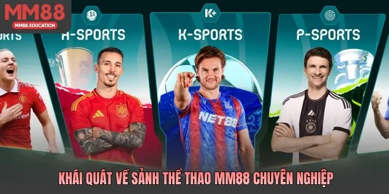 Khái quát về sảnh thể thao MM88 chuyên nghiệp