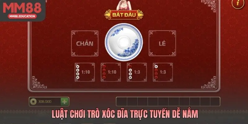 Luật chơi trò xóc đĩa trực tuyến dễ nắm