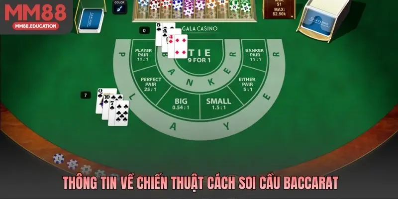 Thông tin về chiến thuật cách soi cầu Baccarat